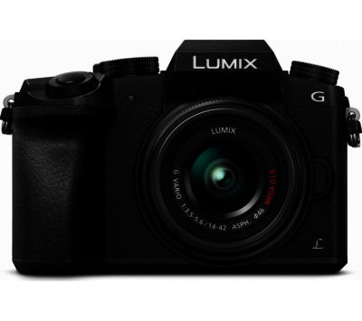 PANASONIC  Lumix DMC-G7EB-K Compact System Camera with Lumix G VARIO 14-42 mm f/3.5-5.6 II ASPH MEGA OIS Zoom Lens